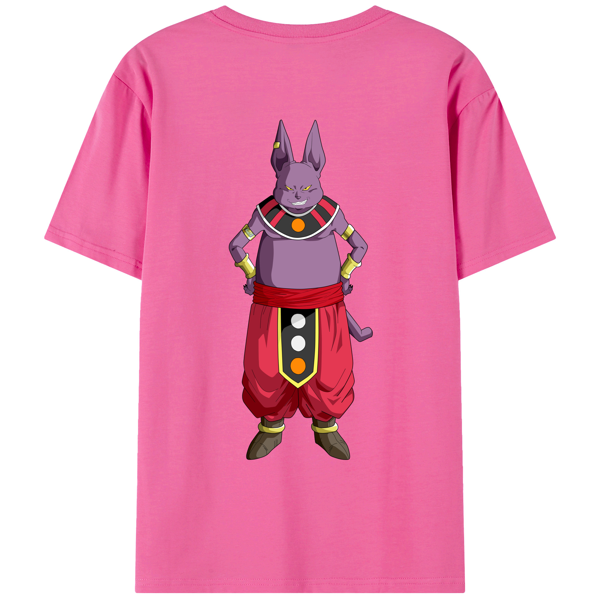 （画像用） ドラゴンボール シャンパ DRAGON BALL Champa レディース半袖Tシャツ(バックプリント)